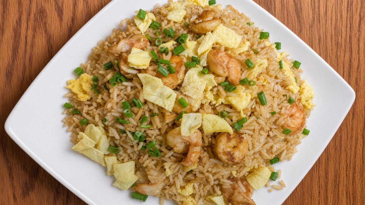 Chaufa con langostino en Chifa Yuan Fen